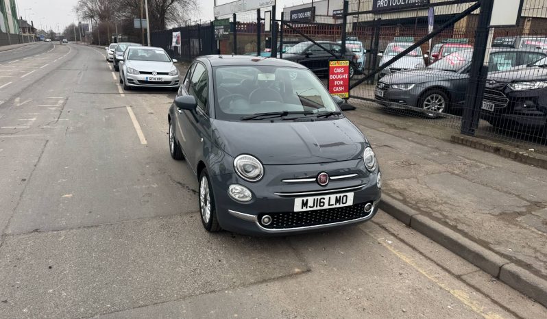 2016/16 Fiat 500 1.2 Lounge 3dr h/b (Facelift) full