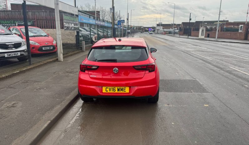 2016/16 Vauxhall Astra 1.4i 16V SRi 5dr h/b full