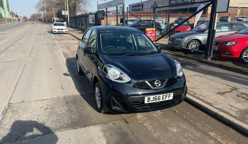 2016/66 Nissan Micra 1.2 Visia 5dr h/b full